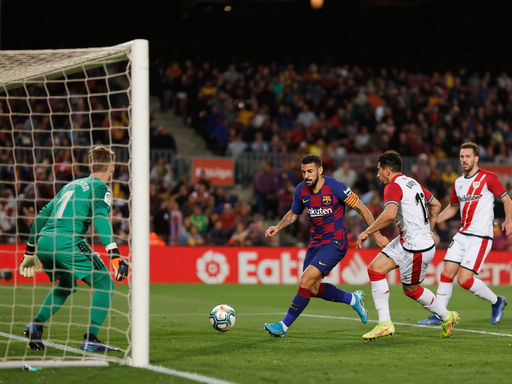 西甲战报:莱万双响亚马尔造乌龙助巴萨4-1赫罗纳豪取9连胜