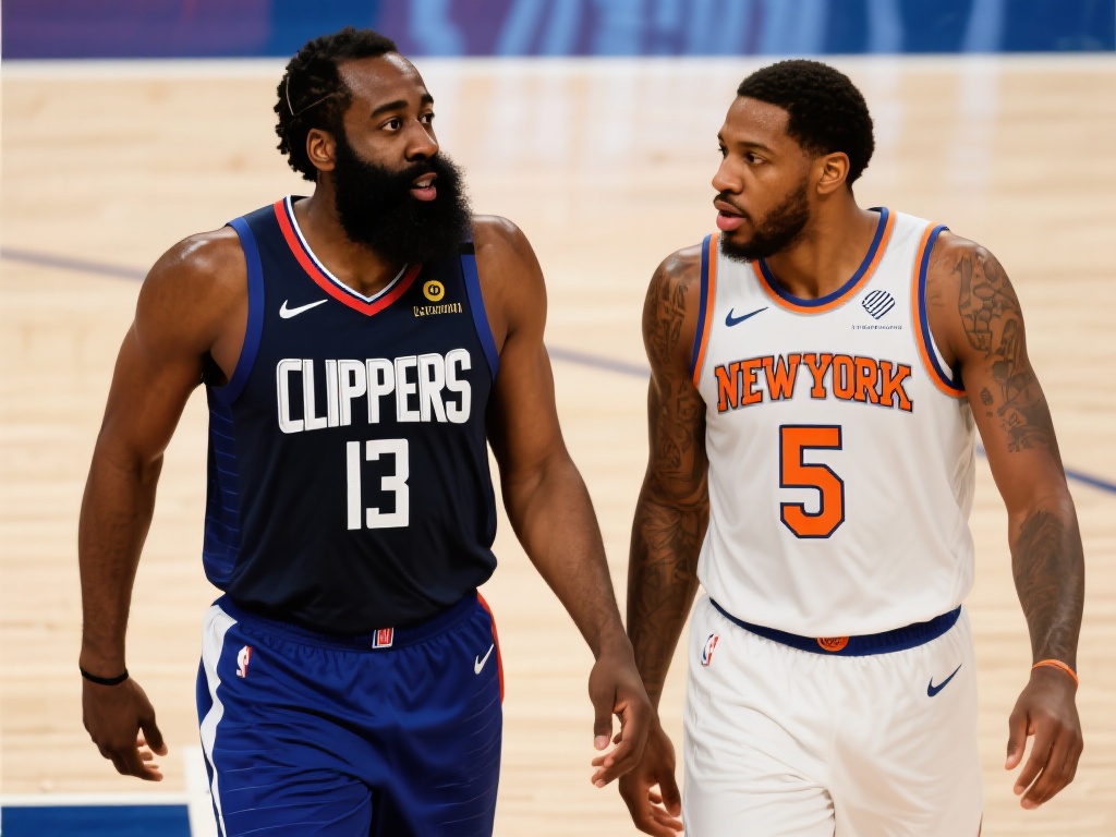 莱昂纳德与哈登联手轰56分 快船力克尼克斯唐斯34分难救主