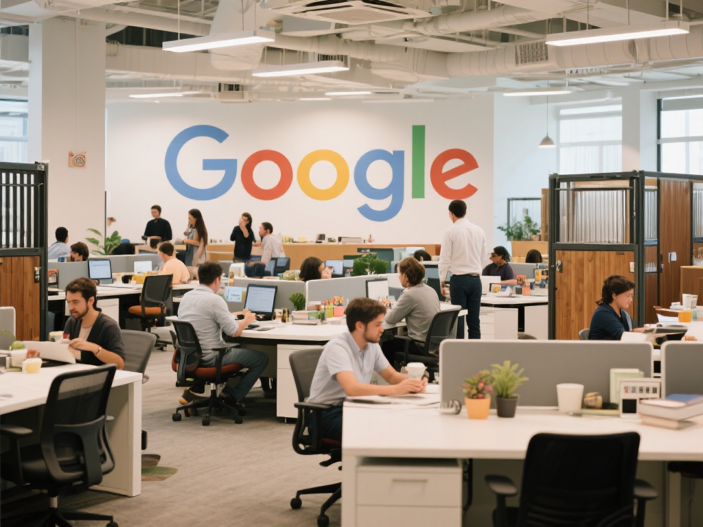 以科技行业为例，谷歌公司以其开放式办公空