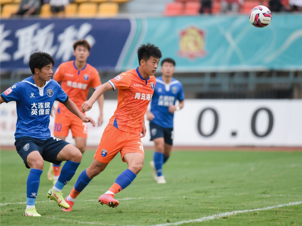 青岛海牛与大连英博握手言和 值得一提的是,青岛海牛在下半场的战术调整
